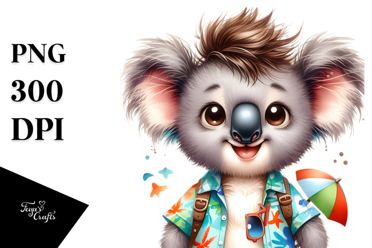 Cute Baby Koala PNG