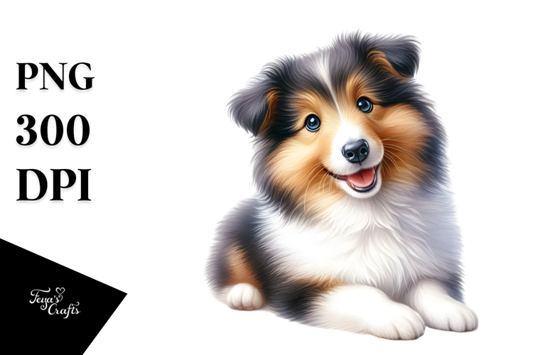 Happy Collie, PNG