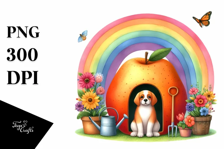 Colorful Dog House Fruit