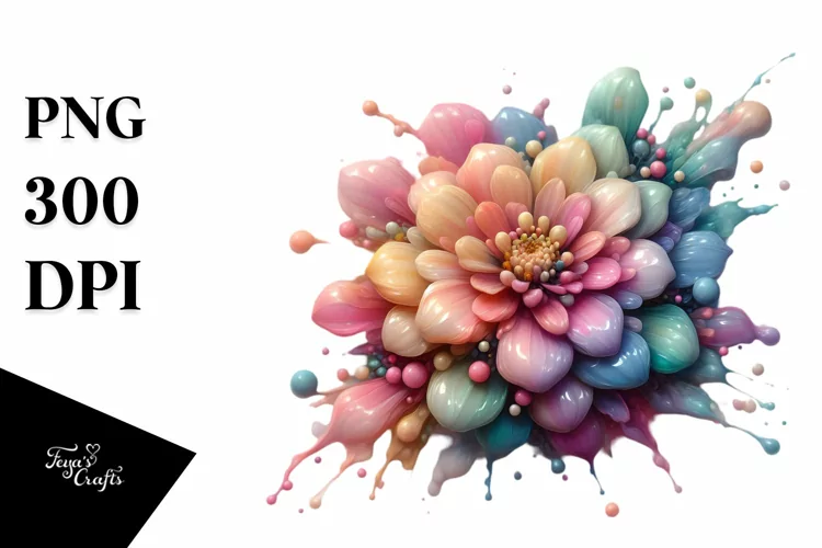 Glossy Zinnia Made nTransparent PNG