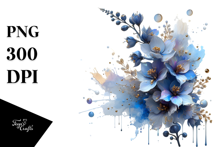 Glossy Delphinium PNG
