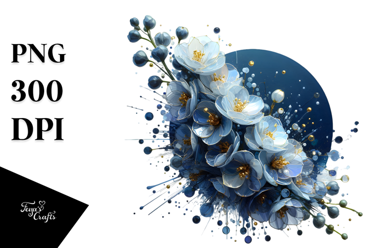 Glossy Delphinium PNG