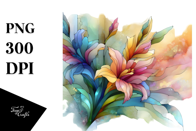 Wooden Stained Gladiolus, Transparent PNG