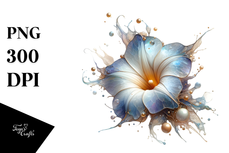 Glossy Morning Glory PNG
