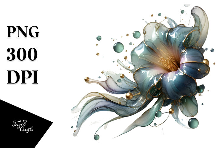 Glossy Morning Glory PNG example image 1