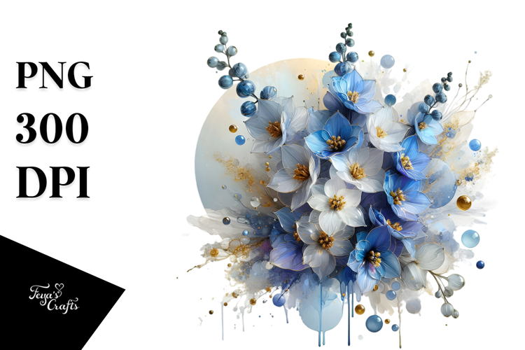 Glossy Delphinium PNG