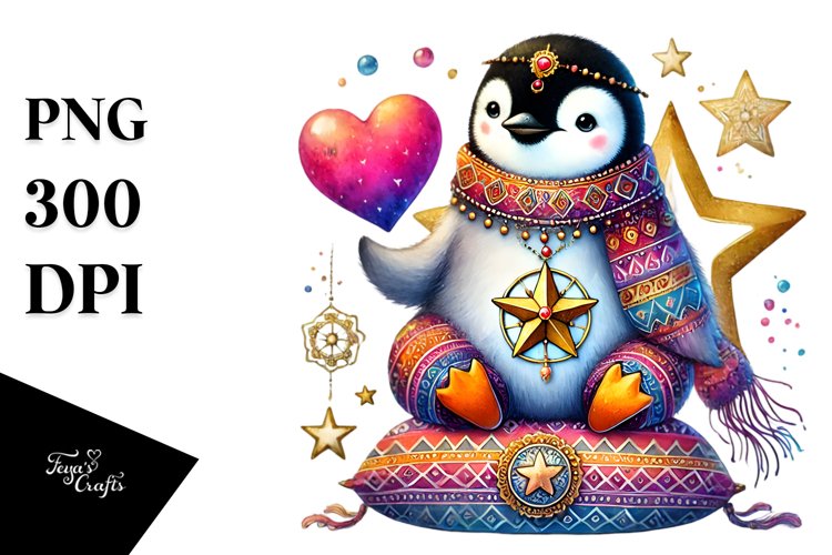 Penguin Clipart Image 12