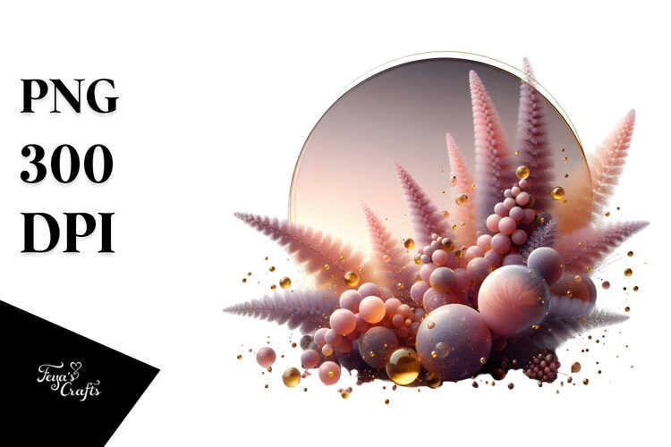 Abstract Glossy Heather PNG example image 1