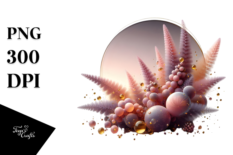 Abstract Glossy Heather PNG