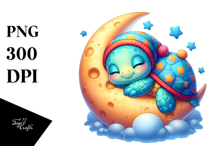 Cute Moon Clipart Image 24