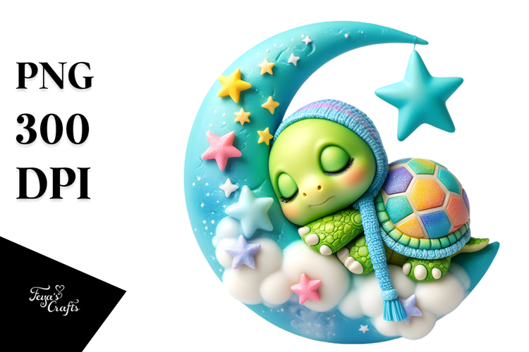 Cute Moon Clipart Image 23