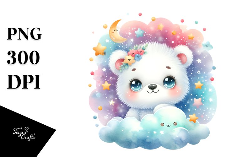Polar Bear Clipart Image 6