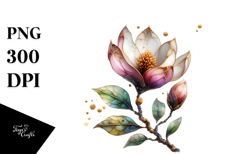 Flower Sticker Png Image 15
