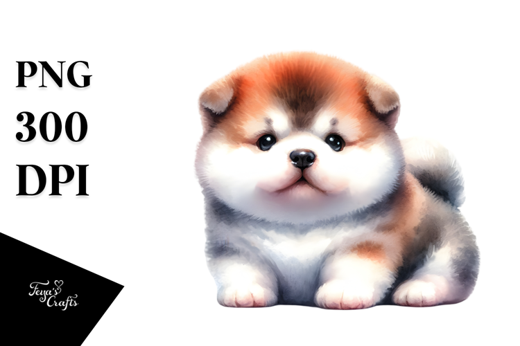 Cute Akita, Transparent PNG
