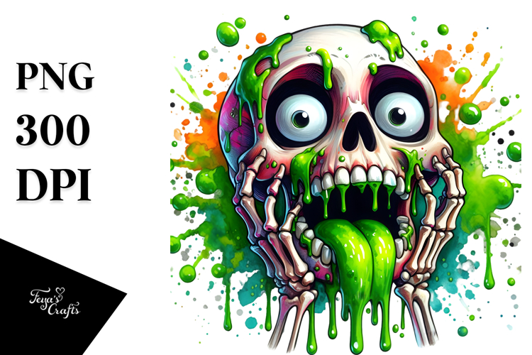 Funny Skeleton Design, High-Res PNG
