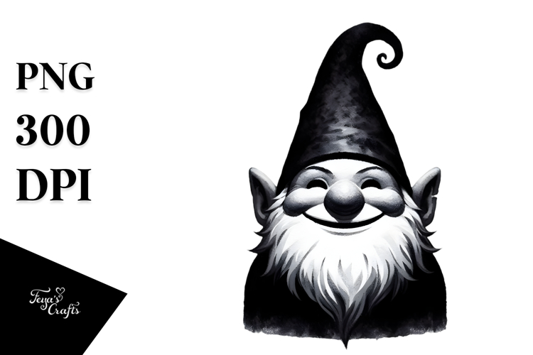 Cheerful Smiling Gnome PNG