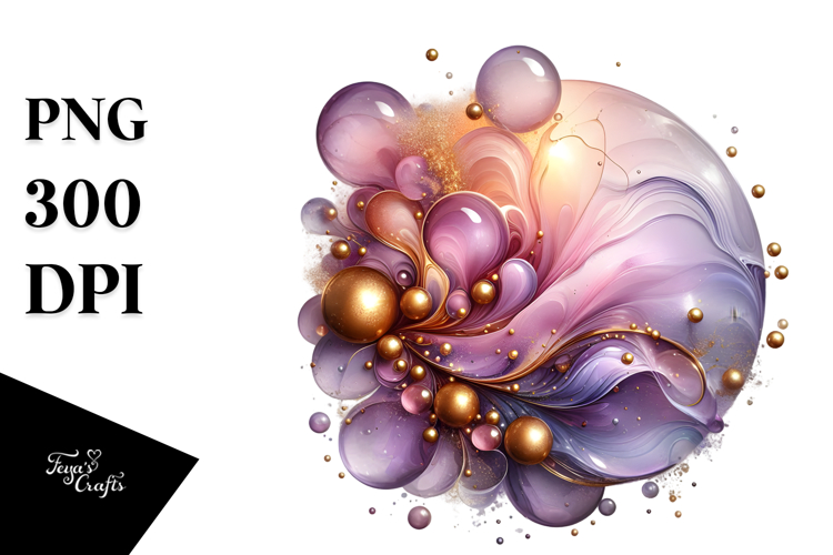 Glossy Lilac PNG