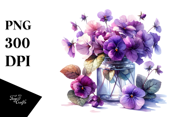 Violet Clipart Image 8
