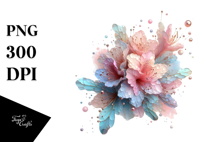 Abstract Rhododendron Splash PNG