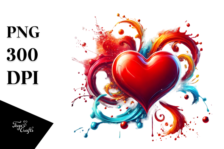 Red Heart Png Image 9