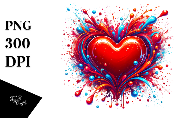 Red Heart Png Image 8