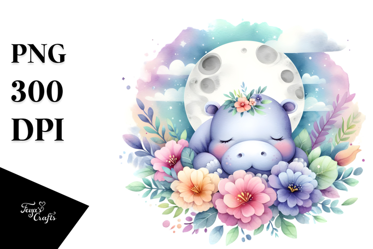 Hippo Clipart Image 8