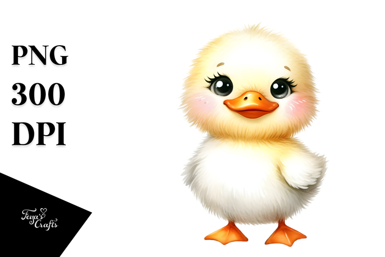 Funny Cute Duck Clipart
