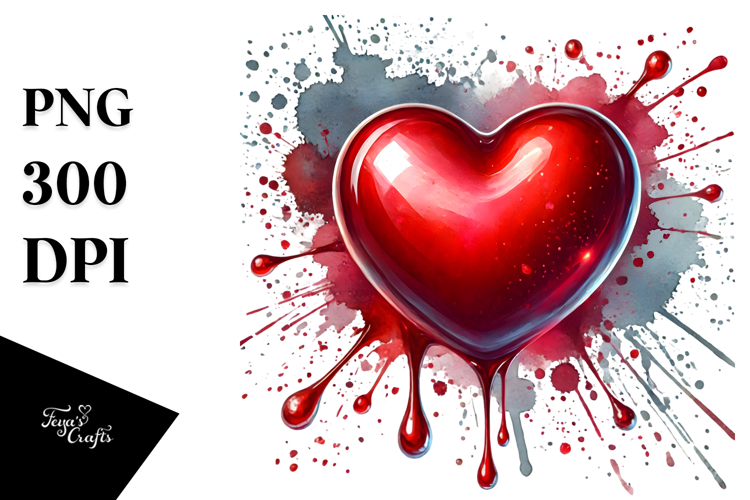 Red Heart Png Image 6