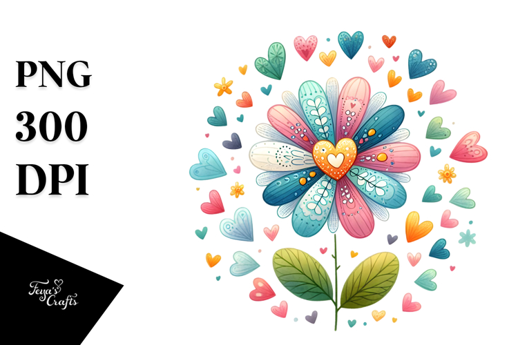 Simple Flower Clipart Image 2