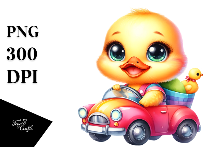 Cute Duck Clipart Image 6