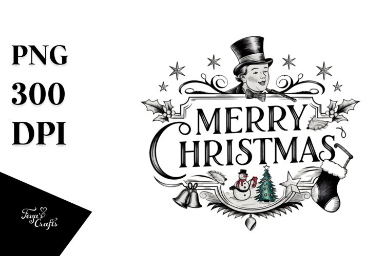 Merry Christmas Clipart Image 16