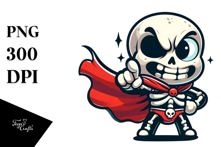 Aggresive Skeletton PNG