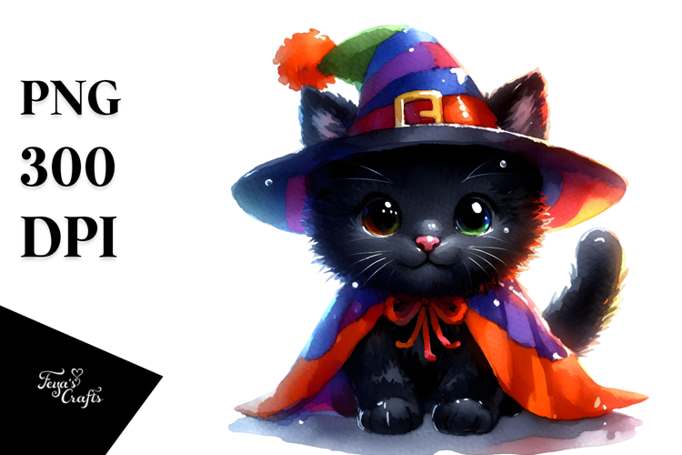 Cat Watercolor Image 19