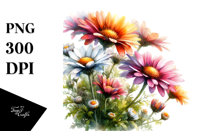 Daisy Flower Clipart Image 13