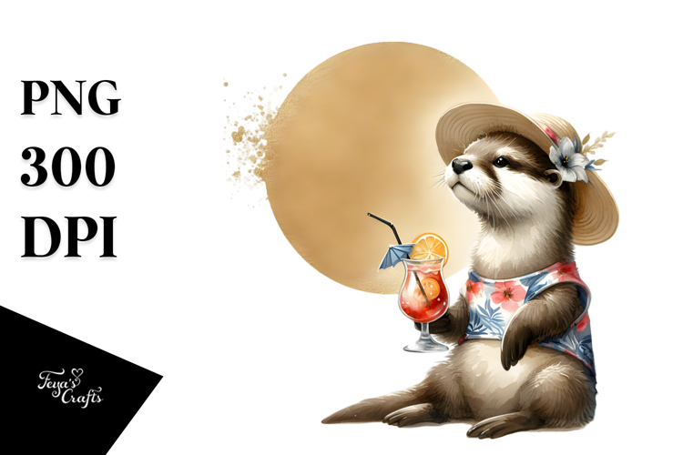 Otter Clipart Image 6