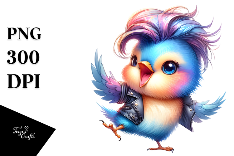 Dancing Baby Bird PNG