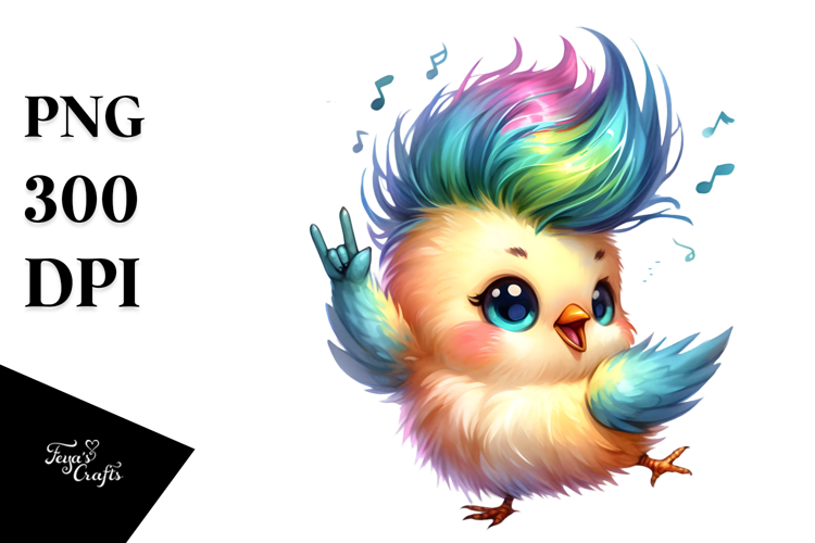 Dancing Baby Bird PNG