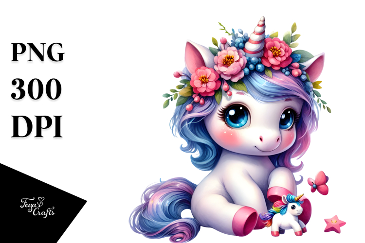 Unicorn Clipart Image 16