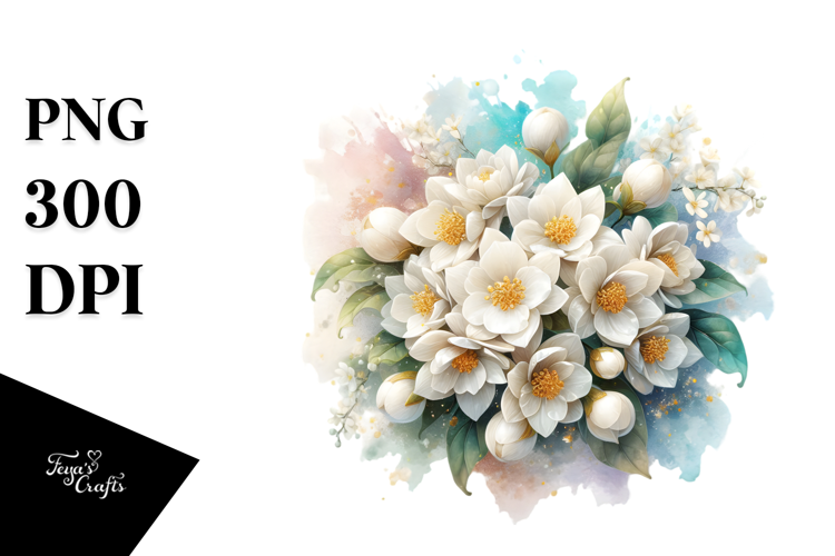 Jasmine Floral Artwork