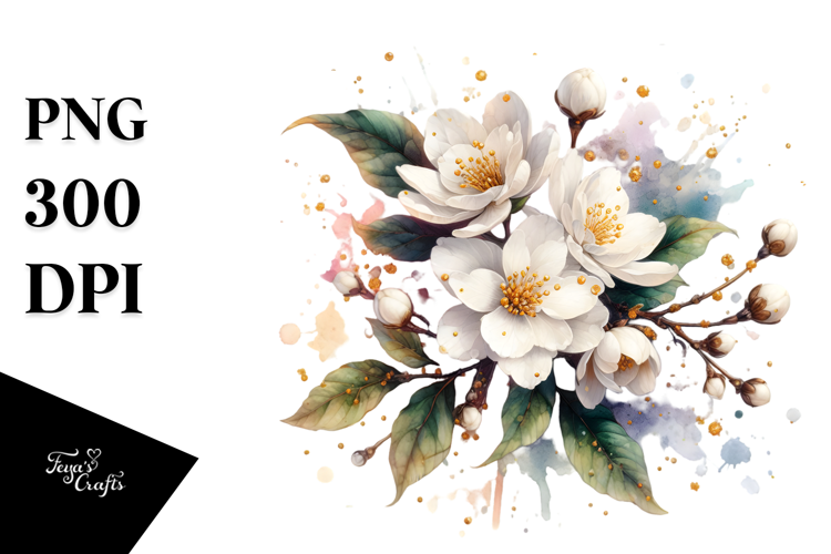 Jasmine Floral Artwork