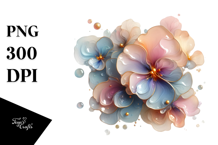 Glossy Pansy, Transparent PNG