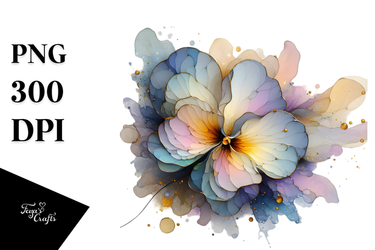Golden Pansy, Transparent PNG