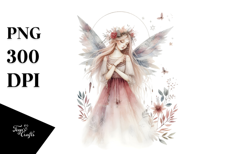 Washed Boho Fairy, Transparent PNG