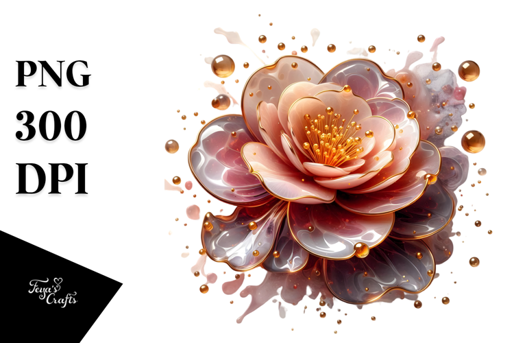 Glossy Camellia PNG