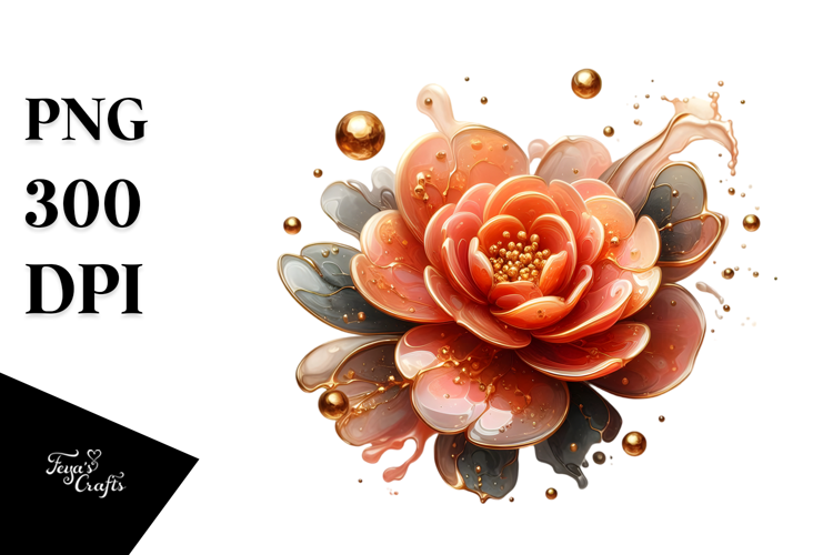Glossy Camellia PNG