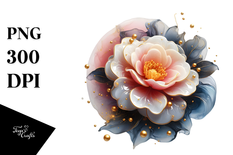 Glossy Camellia PNG