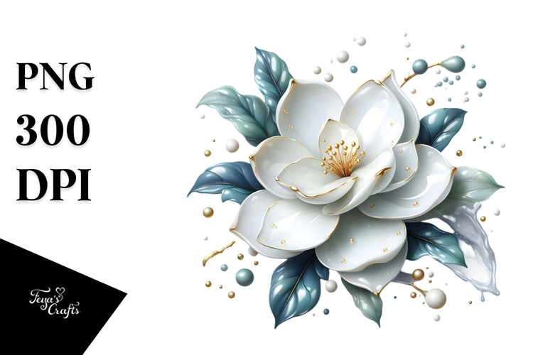 Abstract y Gardenia PNG