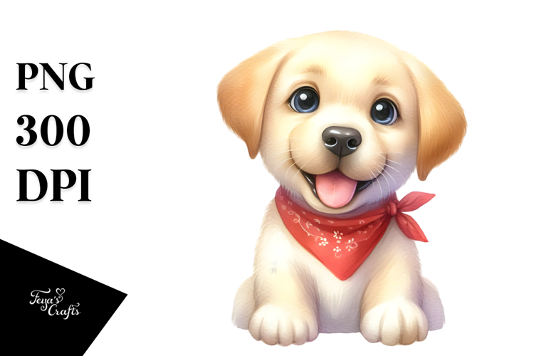Happy Labrador Retriever PNG