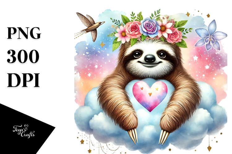 Sloth Clipart Image 22