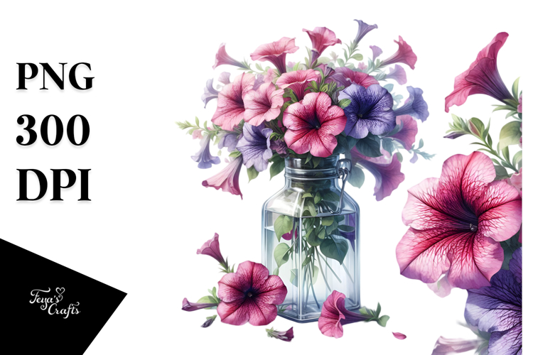 Watercolor Flower Clipart Image 16